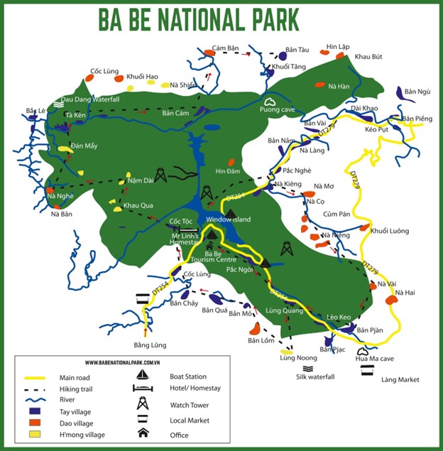 BA BE NATIONAL PARK 2 DAYS 1 NIGHTS